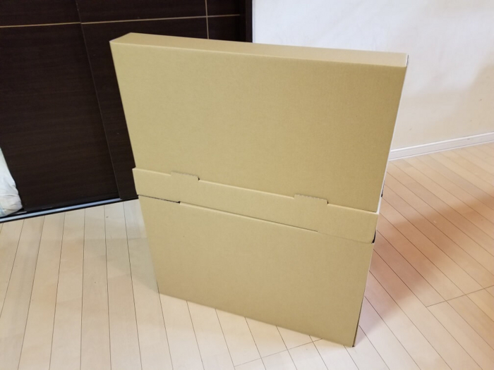 ダンボールキッチンの裏面
