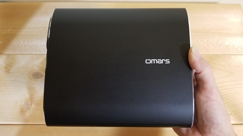 omarsの大容量モバイルバッテリー重さ