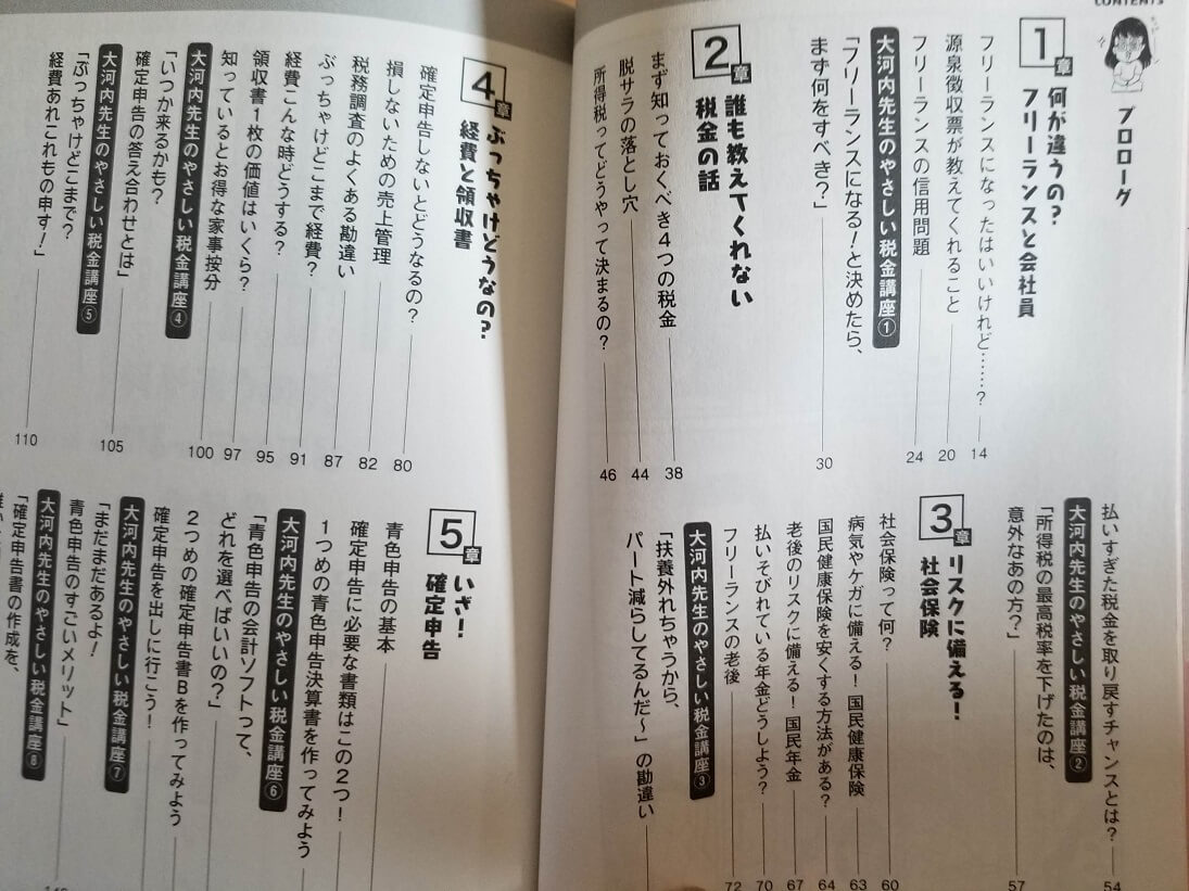 お金のこと何もわからないままフリーランスになっちゃいましたが税金で損しない方法を教えてください！で勉強になること