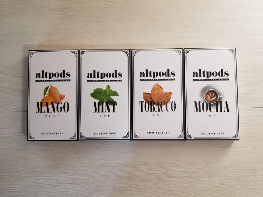 altpods(アルトポッズ)4種類