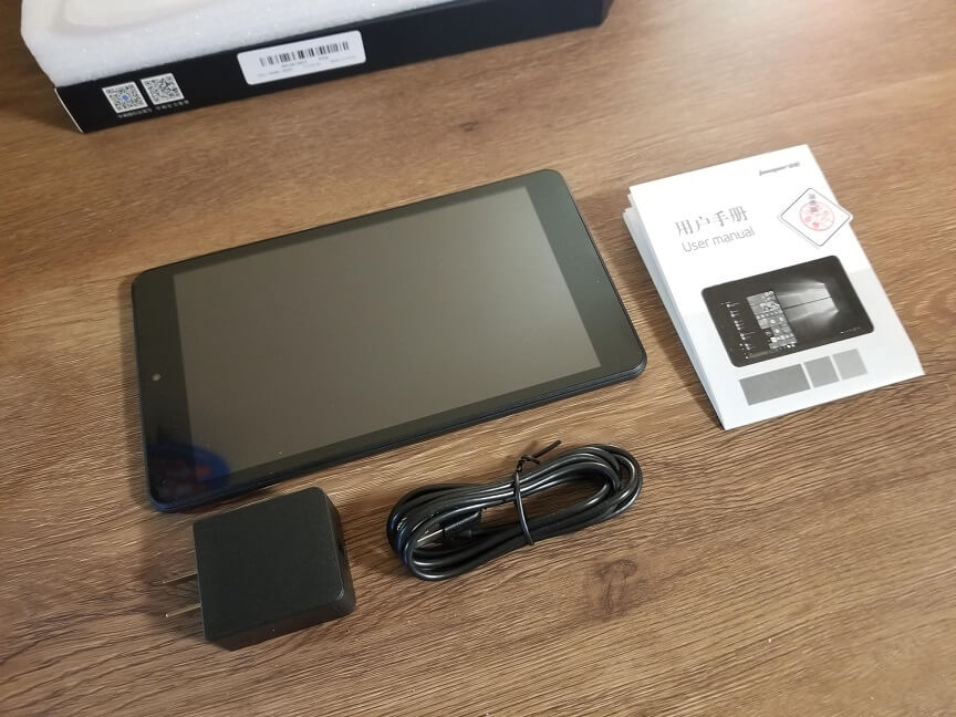 Jumper Ezpad Mini 8の付属品