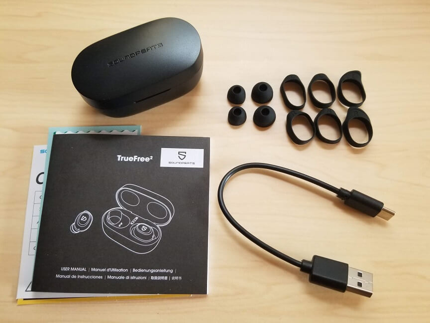 SOUNDPEATS Truefree2の付属品