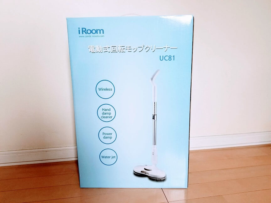 iROOM UC81 コードレス電動モップクリーナーのパッケージ