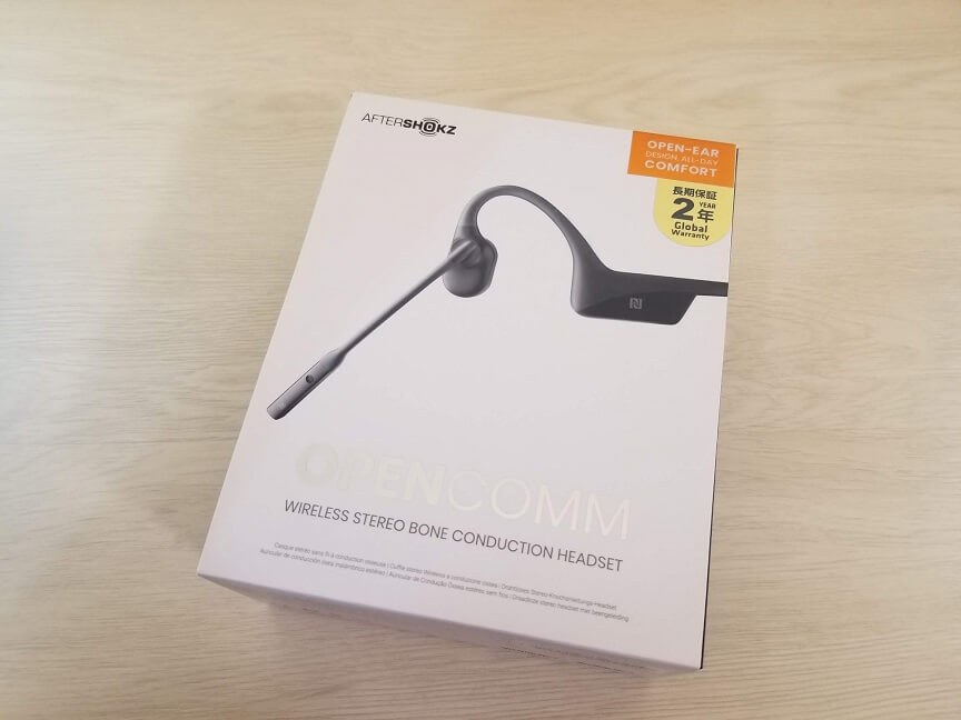 AfterShokz OpenCommのパッケージ