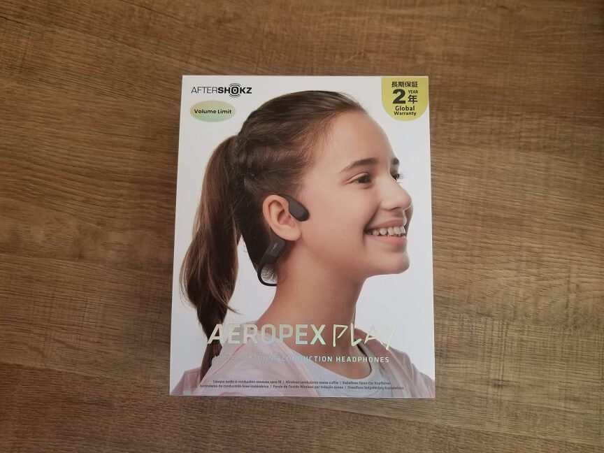 AfterShokz Aeropex Playのパッケージ