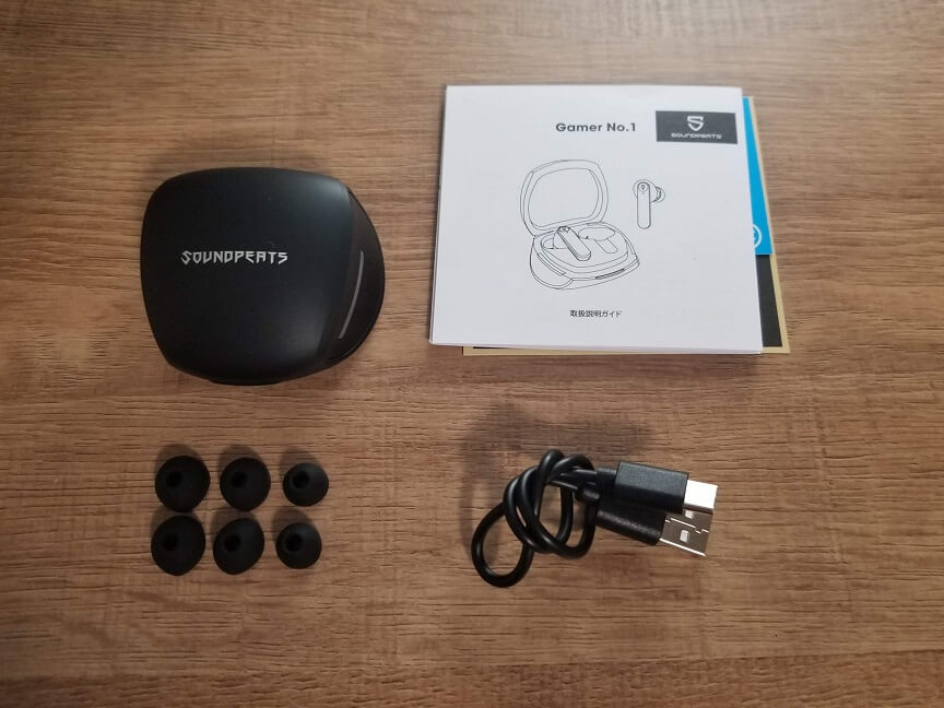 SOUNDPEATS Gamer NO.1の付属品