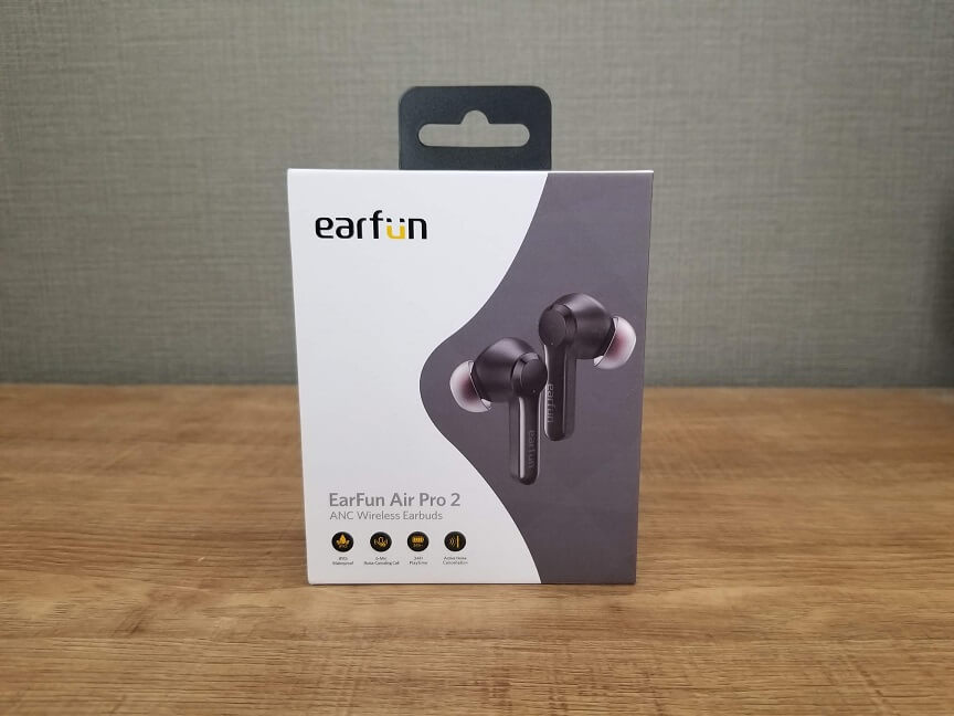 EarFun Air Pro 2のパッケージ