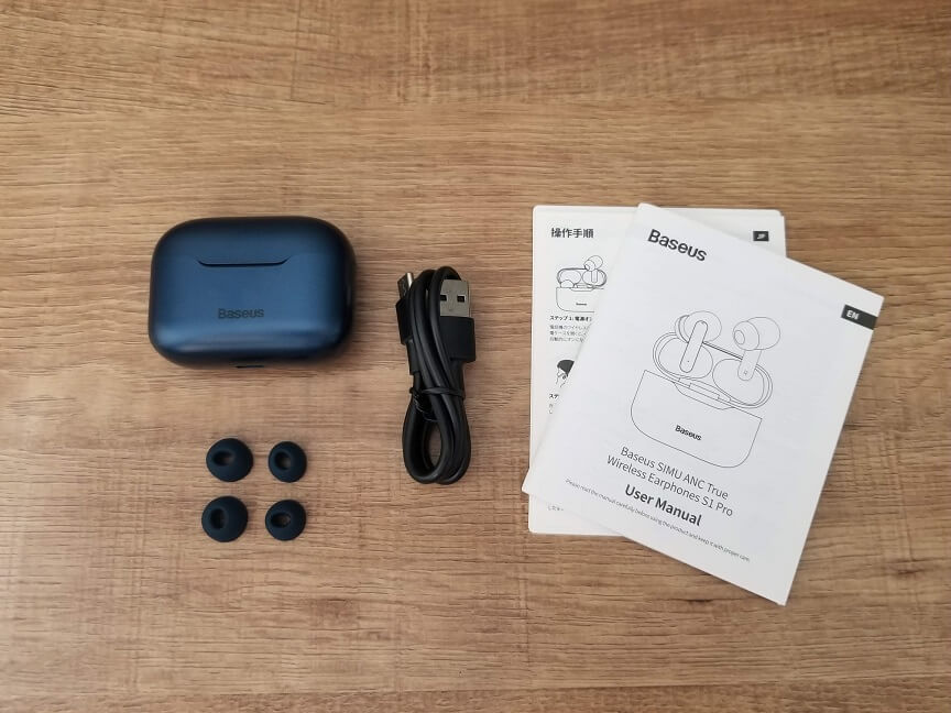 Baseus SiMU S1 Proの付属品