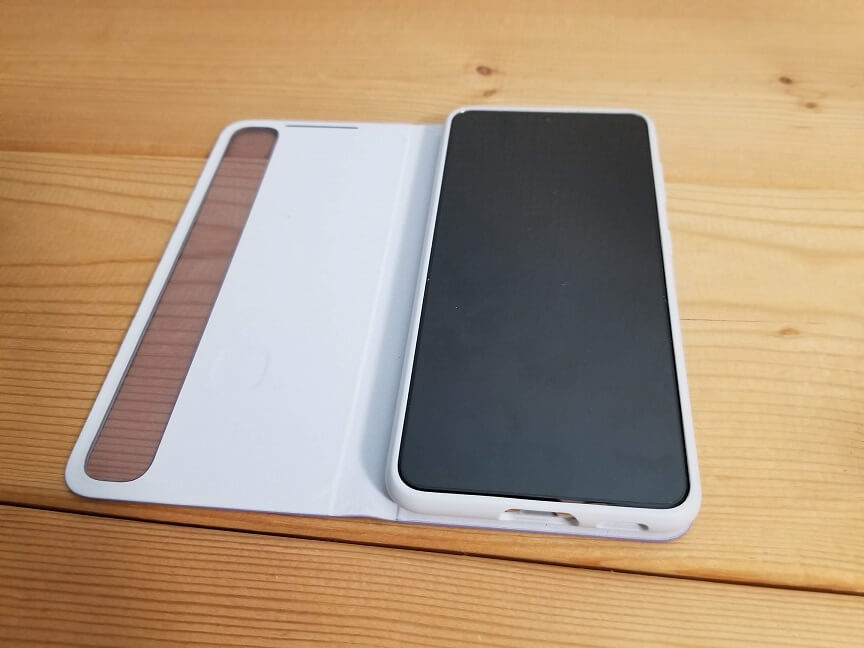 Galaxy S21 5G Smart Clear View Coverのバイオレット