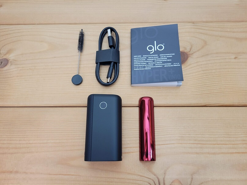 グローハイパープラスユニーク(glo Hyper+ UNIQ)の付属品