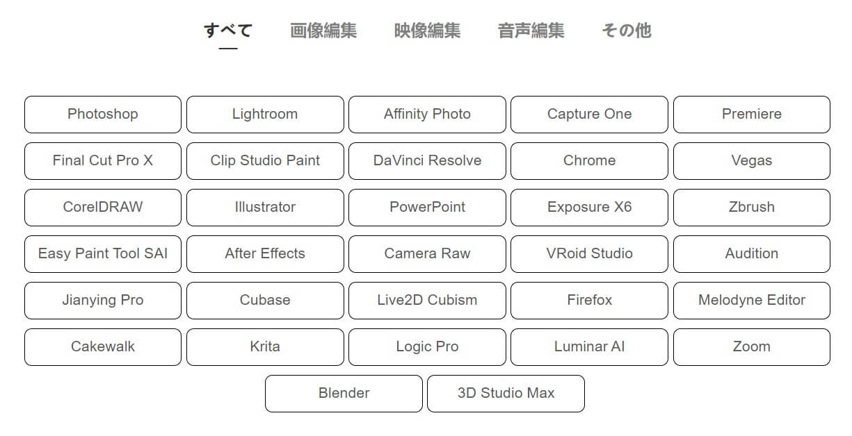 TourBox Eliteの設定