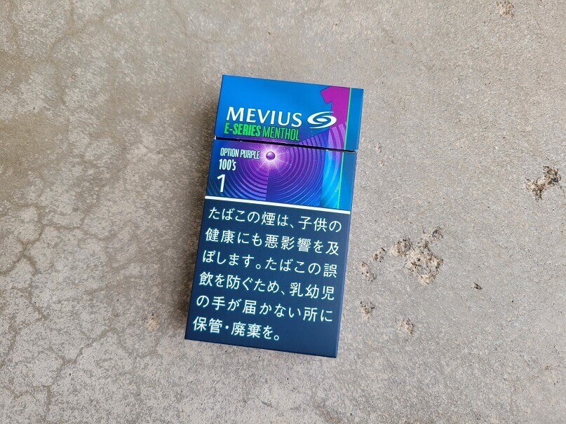 1箱500円のメビウスeシリーズにメンソールオプションパープルが新登場 いまいちど ログ