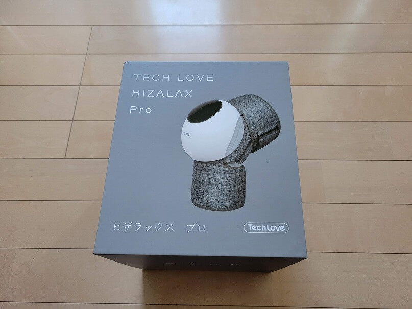 Tech Loveヒザラックスプロのパッケージ