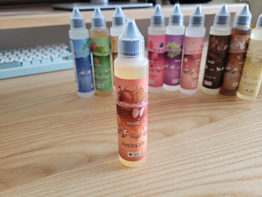 ポチっと9リキッアップルタバコ