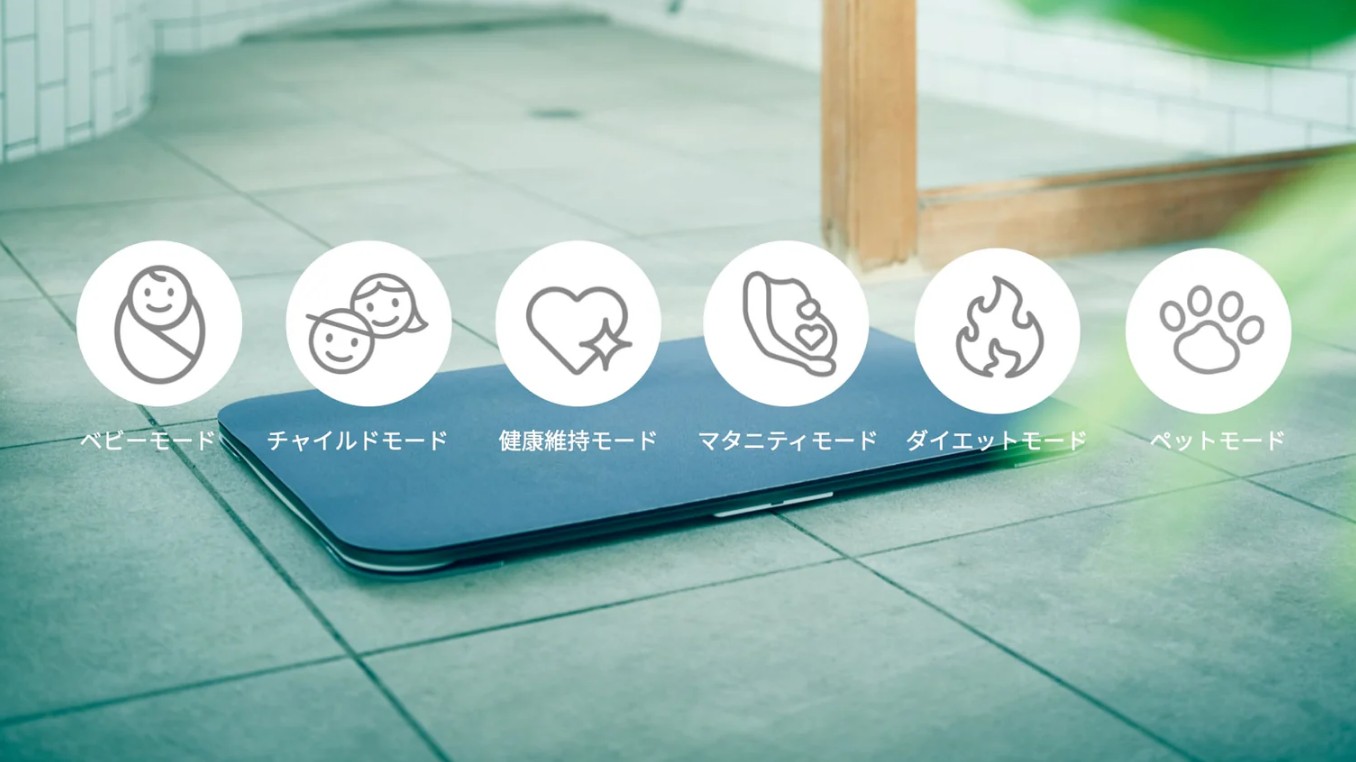スマートバスマット・体組成計モデル