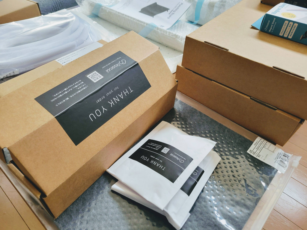 Rasical Desk - ホームオフィス Premium 脚ホワイト 18点セット