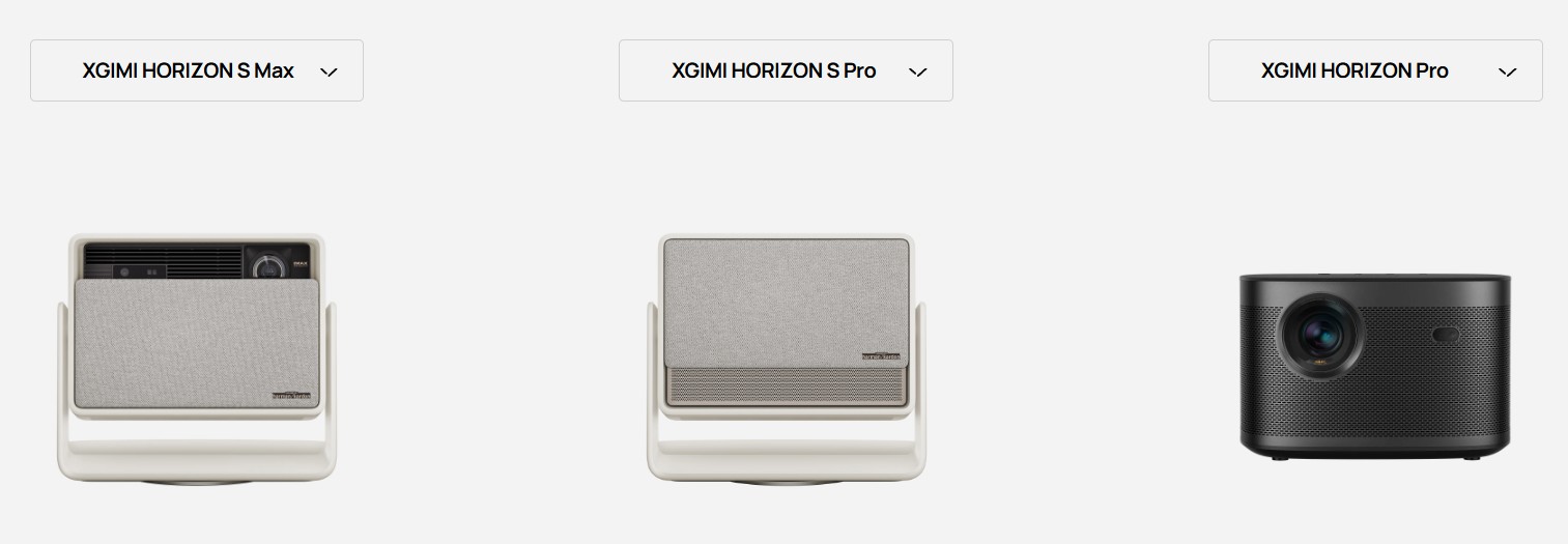 HORIZON S Max / HORIZON S Pro / XGIMI HORIZON Pro