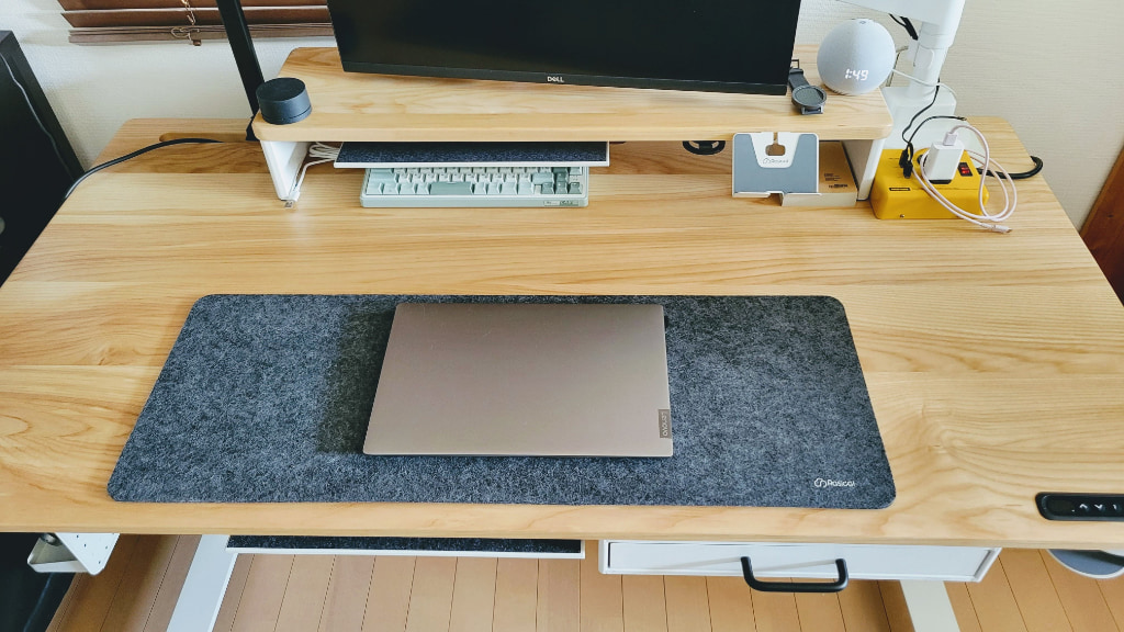 Rasical Desk - ホームオフィス Premium 脚ホワイト 18点セット