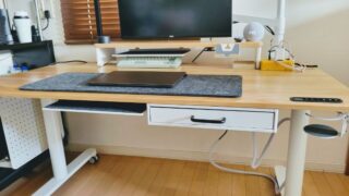 Rasical Desk - ホームオフィス Premium 脚ホワイト 18点セット