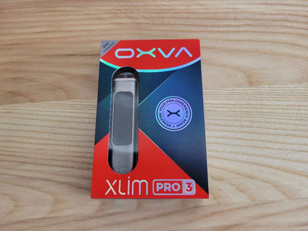 OXVA XLIM PRO3のパッケージ