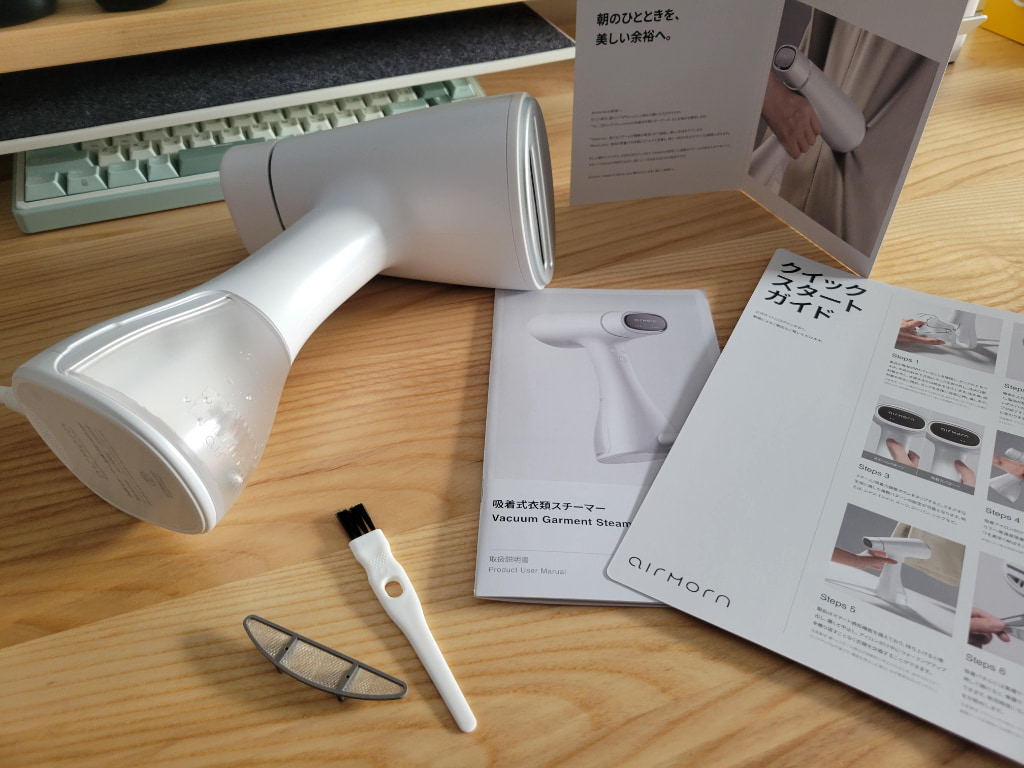 airmorn one 吸着式衣類スチーマー
