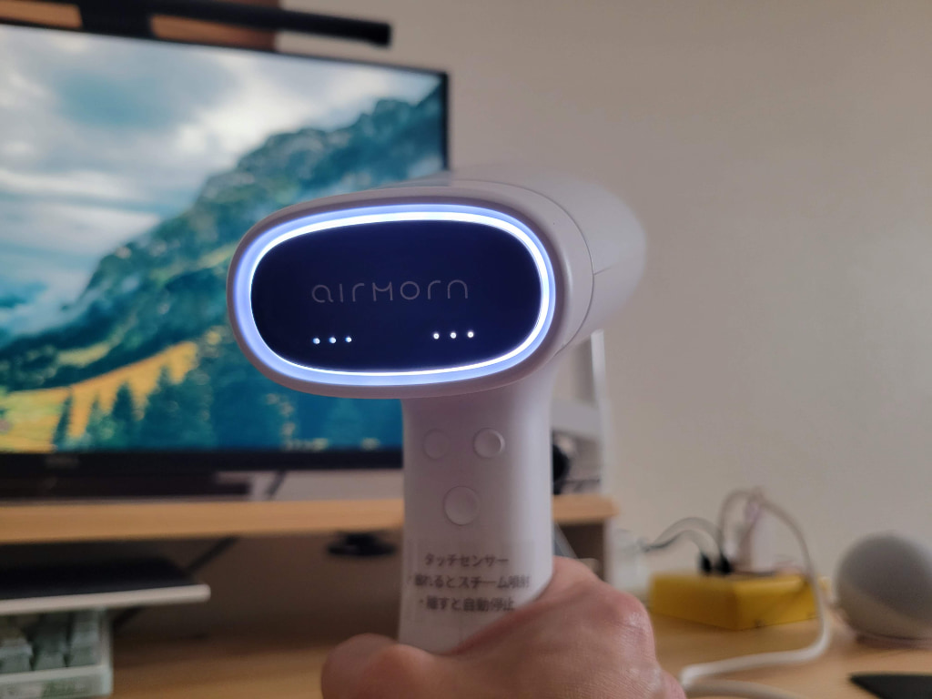 airmorn one 吸着式衣類スチーマー