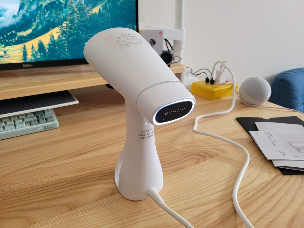 airmorn one 吸着式衣類スチーマー