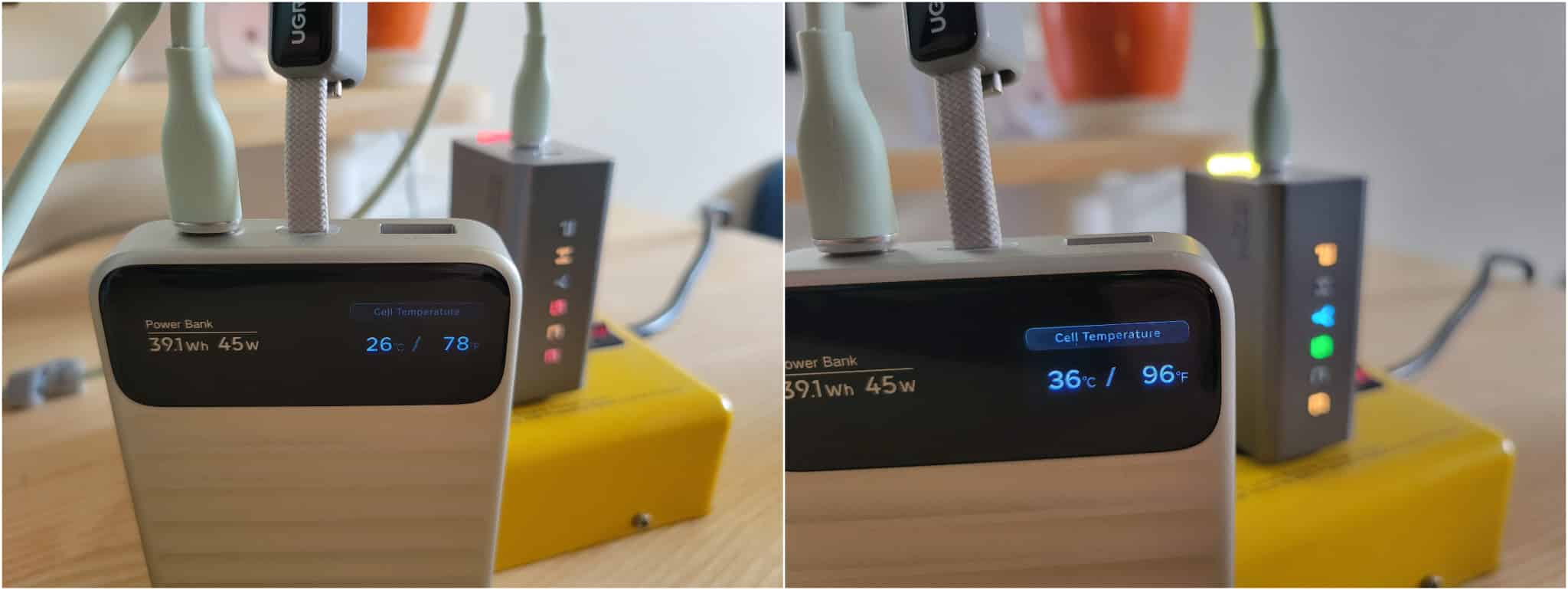 PHYSCE 67W 急速充電器のBatteryEcoモード