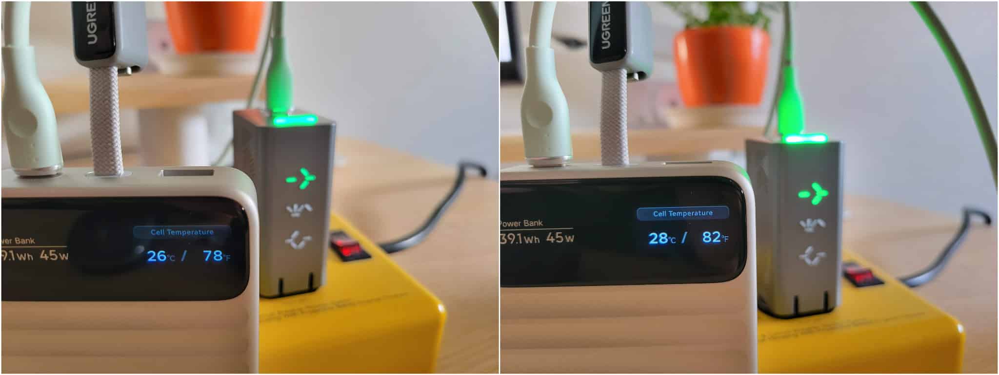 PHYSCE 67W 急速充電器のBatteryEcoモード